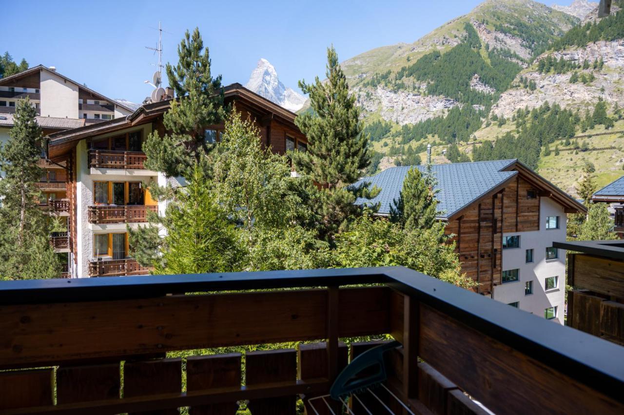 Апартаменты Sunnaeplaetzli- Aprt. 4P Matterhorn View/Wifi Церматт Экстерьер фото