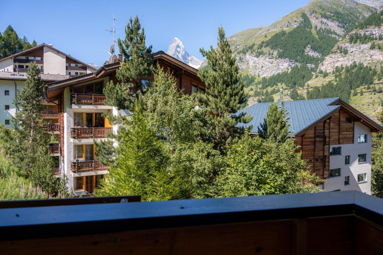 Апартаменты Sunnaeplaetzli- Aprt. 4P Matterhorn View/Wifi Церматт Экстерьер фото